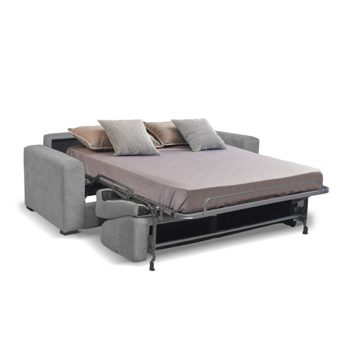Divano letto 3 posti Kriog tessuto Roma23 grigio 197x96x90h