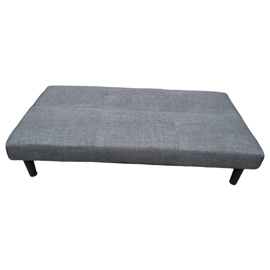 Divano Letto Astrid In Tessuto Grigio Scuro Dimensione 168x78x74cm