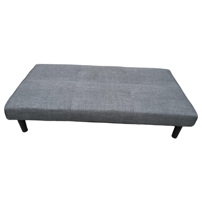 Divano Letto Astrid In Tessuto Grigio Scuro Dimensione 168x78x74cm