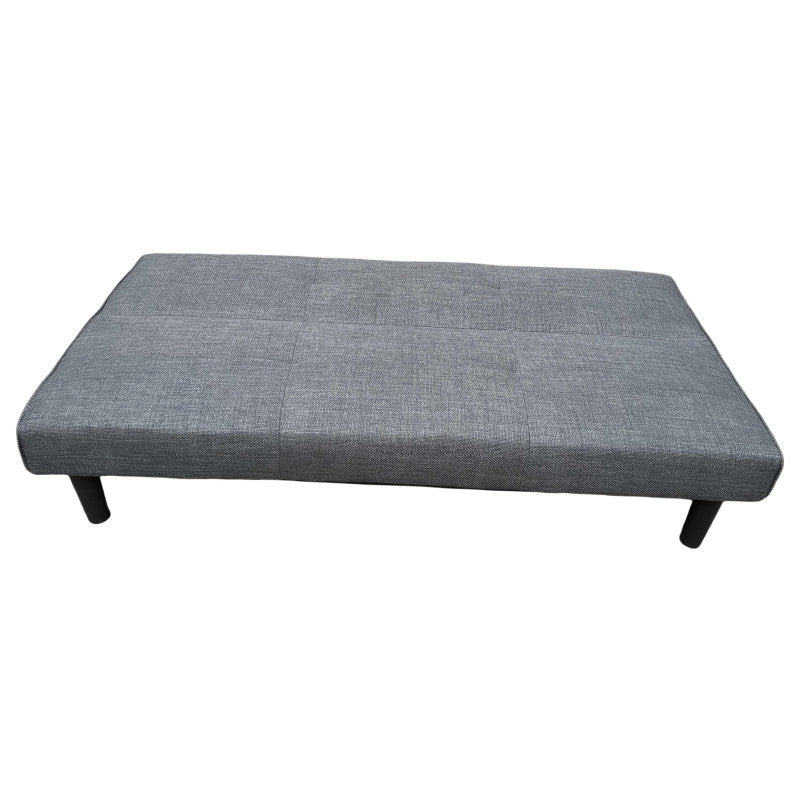 Divano Letto Astrid In Tessuto Grigio Scuro Dimensione 168x78x74cm