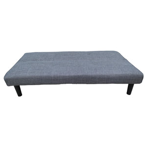Divano Letto Astrid In Tessuto Grigio Scuro Dimensione 168x78x74cm