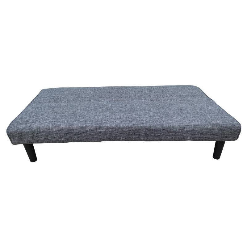 Divano Letto Astrid In Tessuto Grigio Scuro Dimensione 168x78x74cm