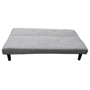 Divano Letto Astrid In Tessuto Tortora Dimensione 168x78x74cm