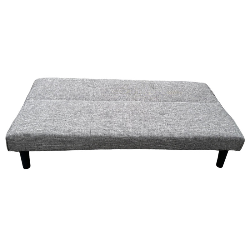 Divano Letto Astrid In Tessuto Tortora Dimensione 168x78x74cm