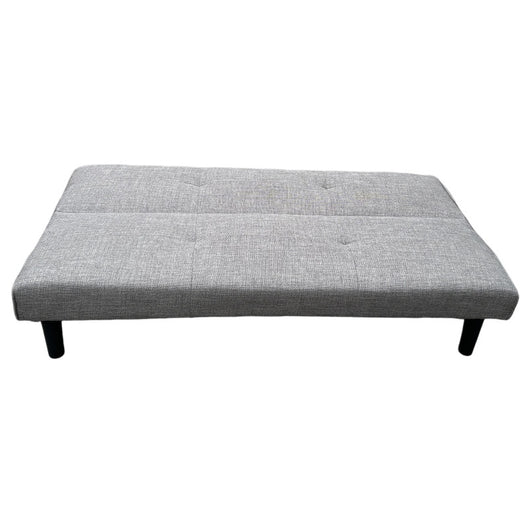 Divano Letto Astrid In Tessuto Tortora Dimensione 168x78x74cm