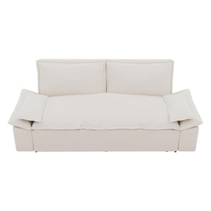 Divano letto Belly 2 posti colore beige 185x85x85H