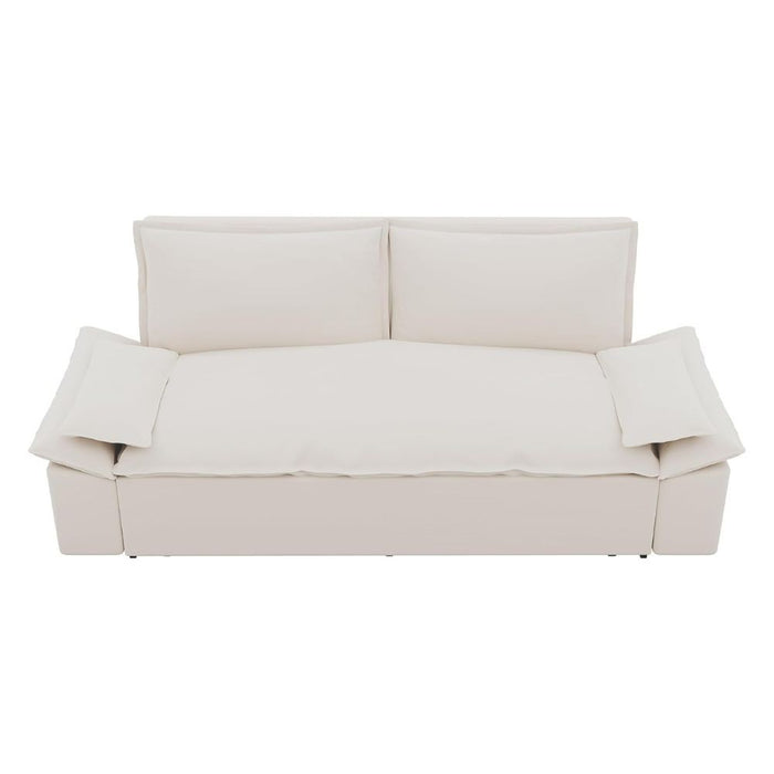 Divano letto Belly 2 posti colore beige 185x85x85H