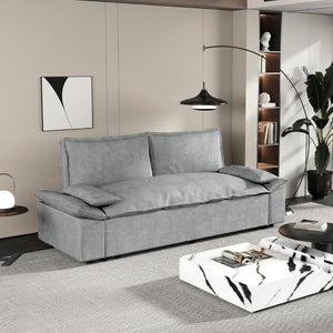 Divano letto Belly 2 posti colore grigio 185x85x85H