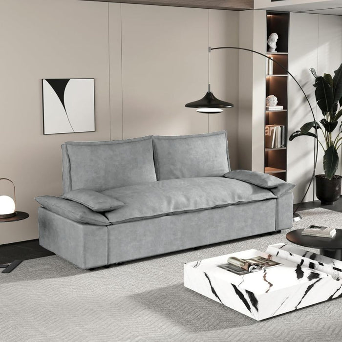 Divano letto Belly 2 posti colore grigio 185x85x85H
