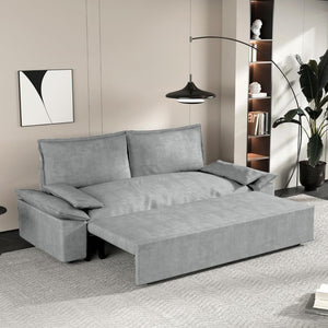 Divano letto Belly 2 posti colore grigio 185x85x85H