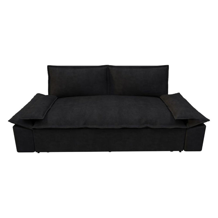 Divano letto Belly 2 posti colore nero 185x85x85H