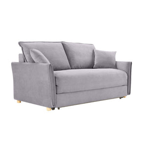 Divano Letto Cassie 3 posti tessuto grigio 176x93x97H: Stile, Comfort e Funzionalità