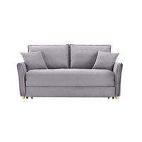 Divano Letto Cassie 3 posti tessuto grigio 176x93x97H: Stile, Comfort e Funzionalità