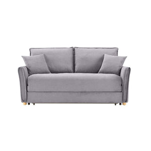 Divano Letto Cassie 3 posti tessuto grigio 176x93x97H: Stile, Comfort e Funzionalità