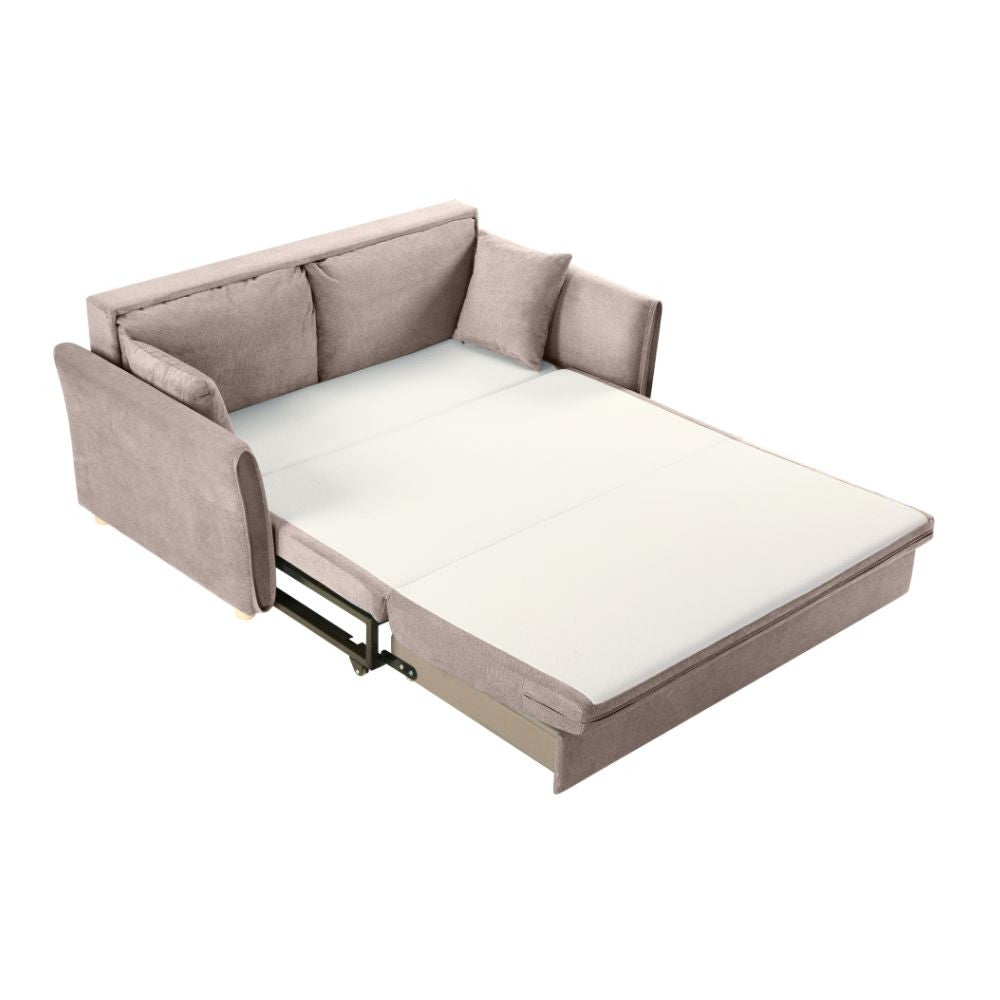 Divano Letto Cassie 3 posti tessuto tortora 176x93x97H: Stile, Comfort e Funzionalità