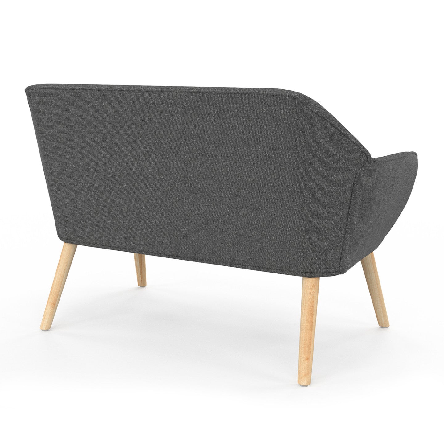 IDMarket - Divano letto CASTILLE in tessuto grigio antracite