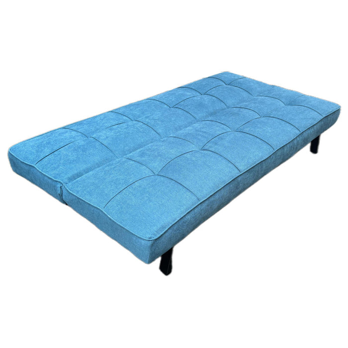 Divano Letto Clarelle In Tessuto Blu Dimensione 178x81x71