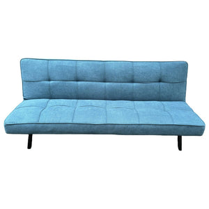 Divano Letto Clarelle In Tessuto Blu Dimensione 178x81x71