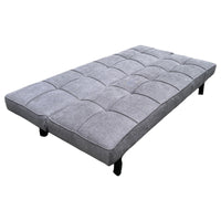 Divano Letto Clarelle In Tessuto Grigio Dimensione 178x81x71