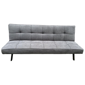 Divano Letto Clarelle In Tessuto Grigio Dimensione 178x81x71