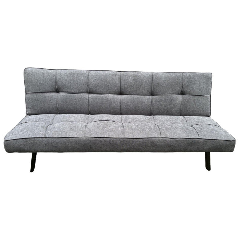 Divano Letto Clarelle In Tessuto Grigio Dimensione 178x81x71