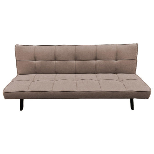 Divano Letto Clarelle In Tessuto Tortora Dimensione 178x81x71