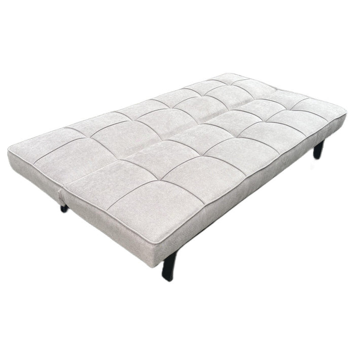 Divano Letto Clarelle In Tessuto Tortora Dimensione 178x81x71