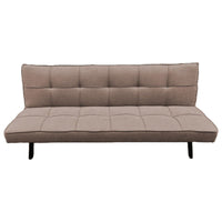 Divano Letto Clarelle In Tessuto Tortora Dimensione 178x81x71