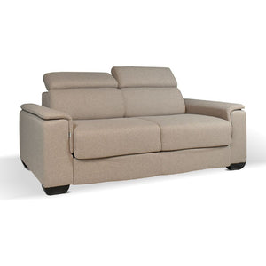 Divano letto colore tortora Mercurio 3 posti 210x94x90H