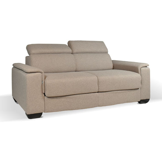 Divano letto colore tortora Mercurio 3 posti 210x94x90H