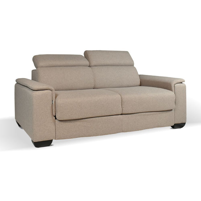 Divano letto colore tortora Mercurio 3 posti 210x94x90H