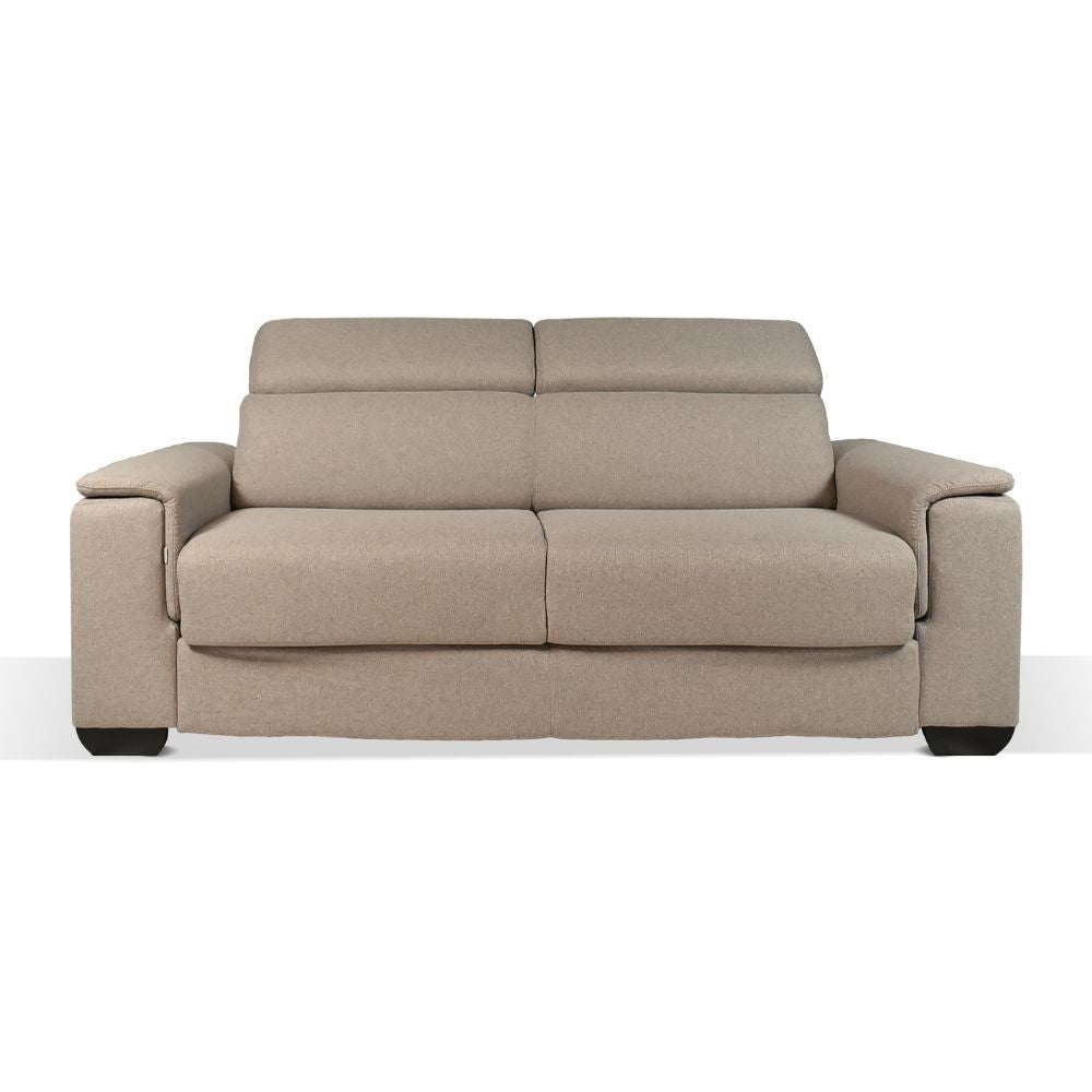 Divano letto colore tortora Mercurio 3 posti 210x94x90H