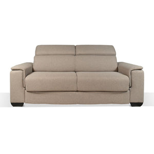 Divano letto colore tortora Mercurio 3 posti 210x94x90H