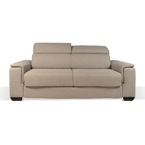 Divano letto colore tortora Mercurio 3 posti 210x94x90H