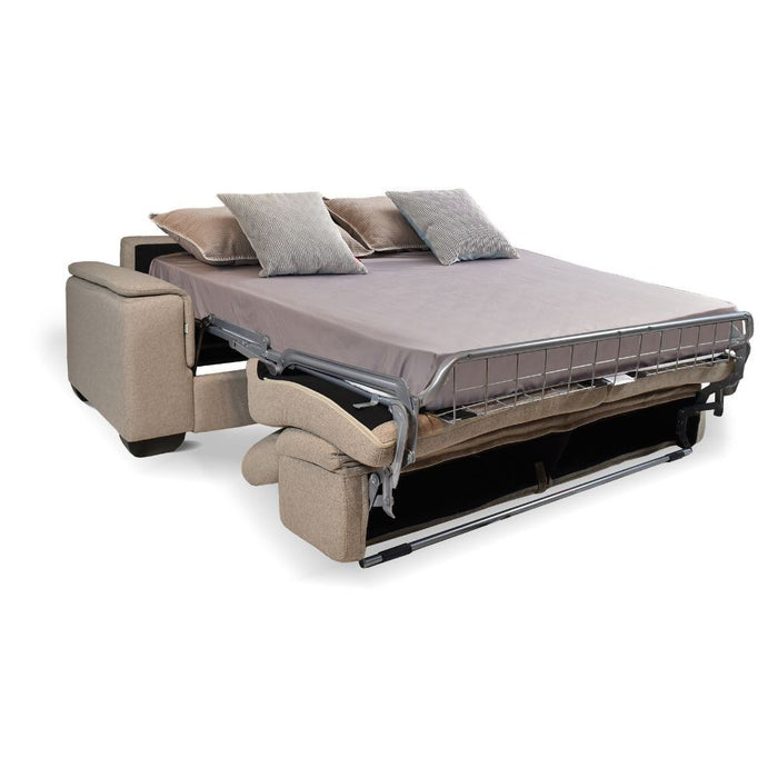 Divano letto colore tortora Mercurio 3 posti 210x94x90H