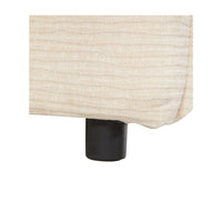 Divano Letto Ghide colore panna 217x86x95H:Comfort e Funzionalità