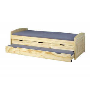 Divano letto Inter Link 90x200 con 3 cassetti e secondo letto estraibile