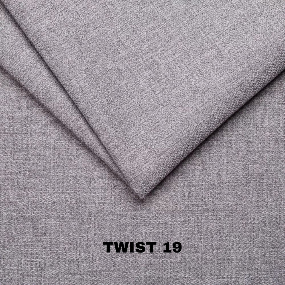 Divano penisola destra letto estraibile Athens colore grigio chiaro