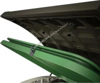 Porta Attrezzi da Giardino Store-It-Out Arc, 1200L, Effetto Legno, Beige, 145,5x82x125H cm