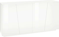 Mobile VEGA L 158.5 x H 86 x P 43 cm colore bianco lucido
