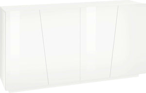 Mobile VEGA L 158.5 x H 86 x P 43 cm colore bianco lucido
