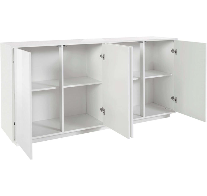 Credenza mobile soggiorno cucina 180cm design moderno bianco Ceila
