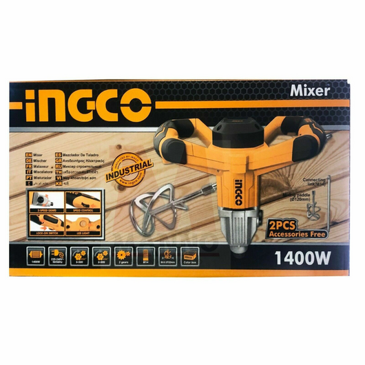 Miscelatore pro per malte intonaci colle 220-240v 50/60 hz 1400 w con accessori