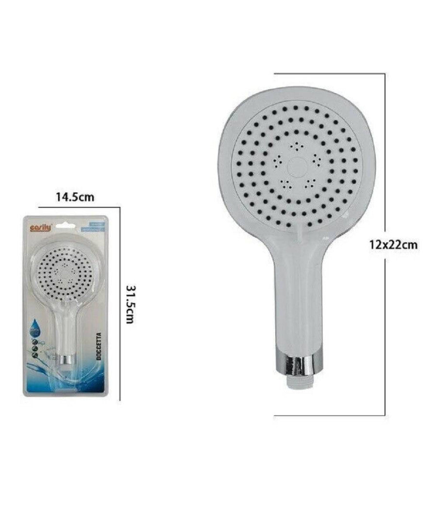 Doccetta 12 X 22 Cm Doccino Bagno Soffione Doccia Cornetta Moderno 69341 Tondo         