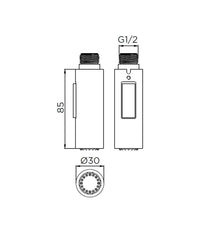 Trade Shop - Doccetta Aeratore Rompigetto Ricambio Universale Per Rubinetto Miscelatore 59222 -
