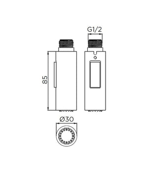 Trade Shop - Doccetta Aeratore Rompigetto Ricambio Universale Per Rubinetto Miscelatore 59222 -