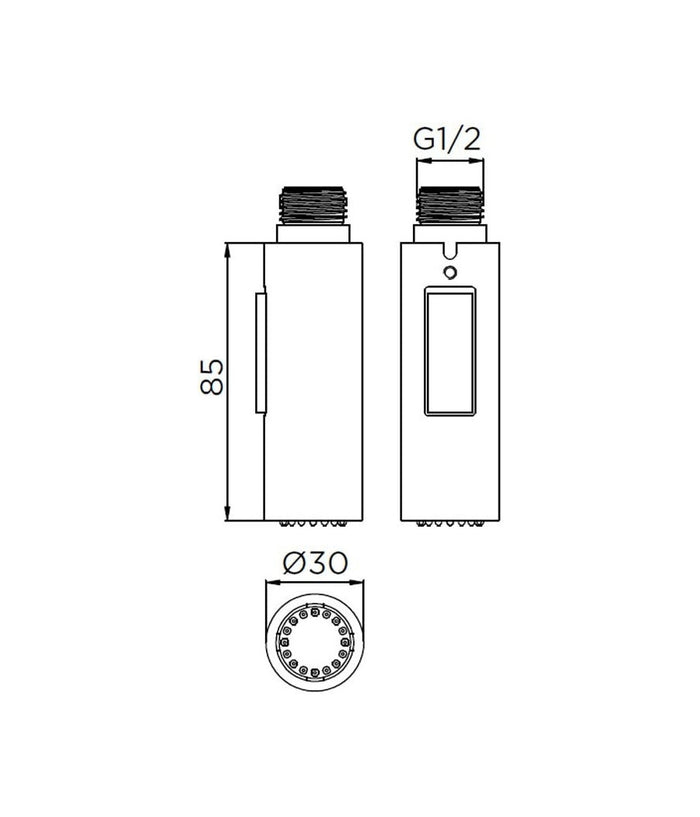 Trade Shop - Doccetta Aeratore Rompigetto Ricambio Universale Per Rubinetto Miscelatore 59222 -