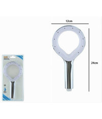 Doccetta Bagno Doccino Soffione Doccia Cornetta Moderno Regolabile 12x24cm 87513         