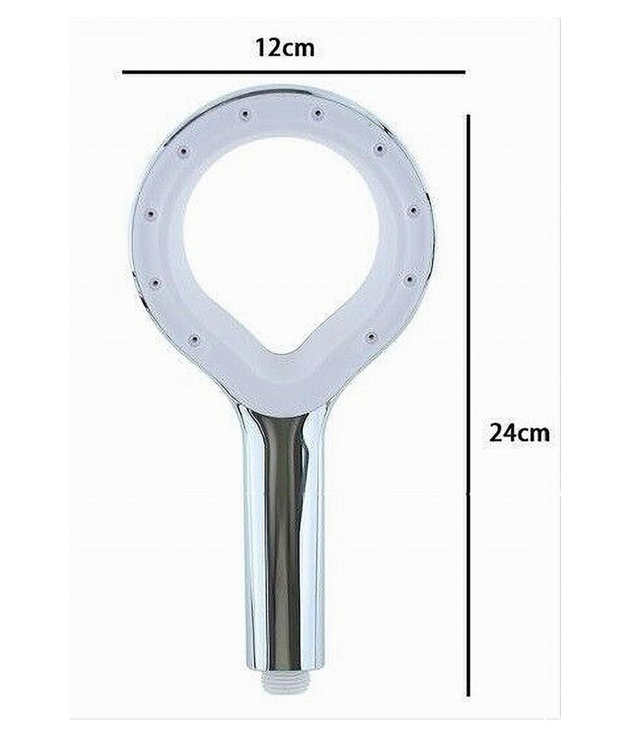 Doccetta Bagno Doccino Soffione Doccia Cornetta Moderno Regolabile 12x24cm 87513         