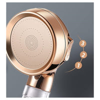 Trade Shop - Doccetta Con Pulsante Stop Multigetto Doccia Bagno Soffione Ventola A Spirale 87533         